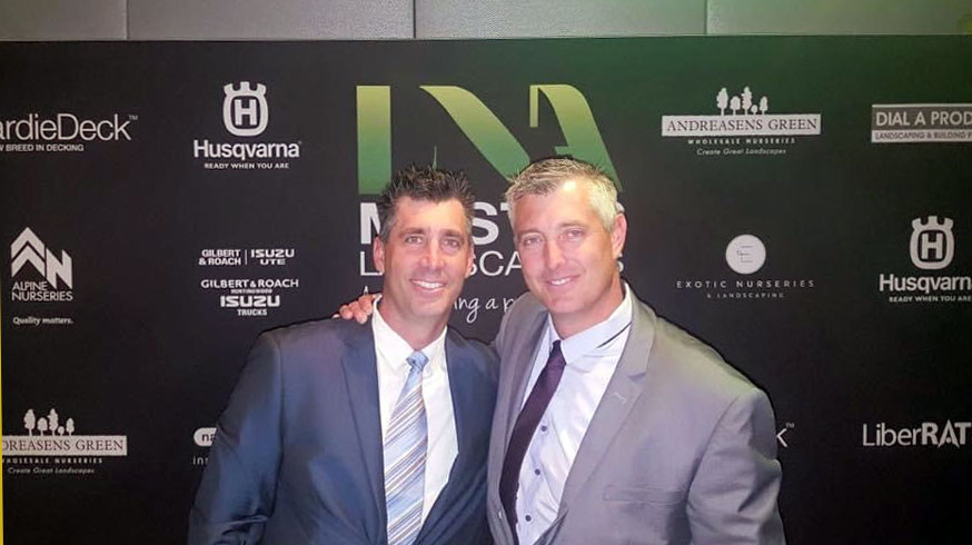 Photo of Matthew Booer & Anthony Booer of HSA Landscapes